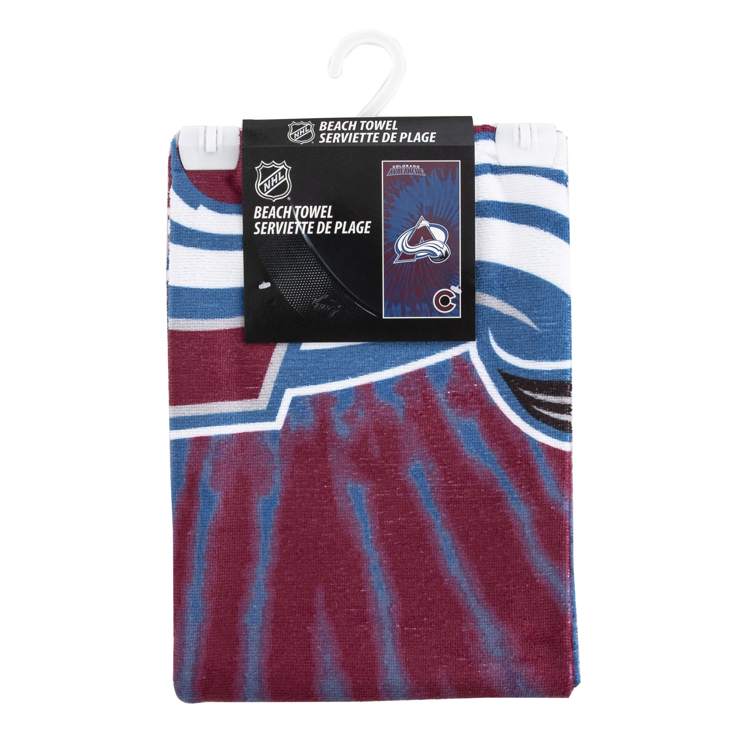 Avalanche OFFICIAL NHL "Psychedelic" Beach Towel; 30" x 60"