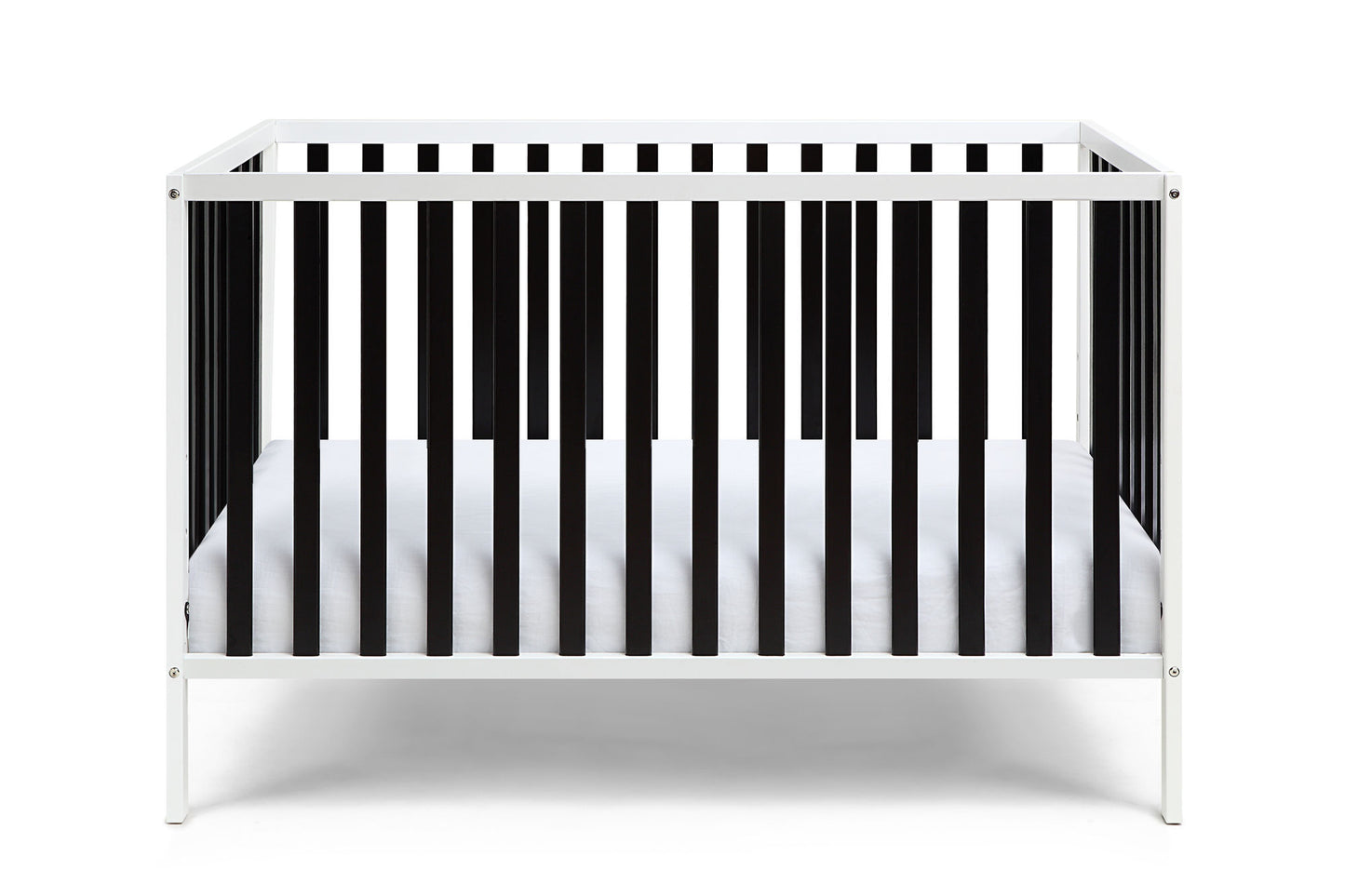 Deux Remi Island Crib White/Black