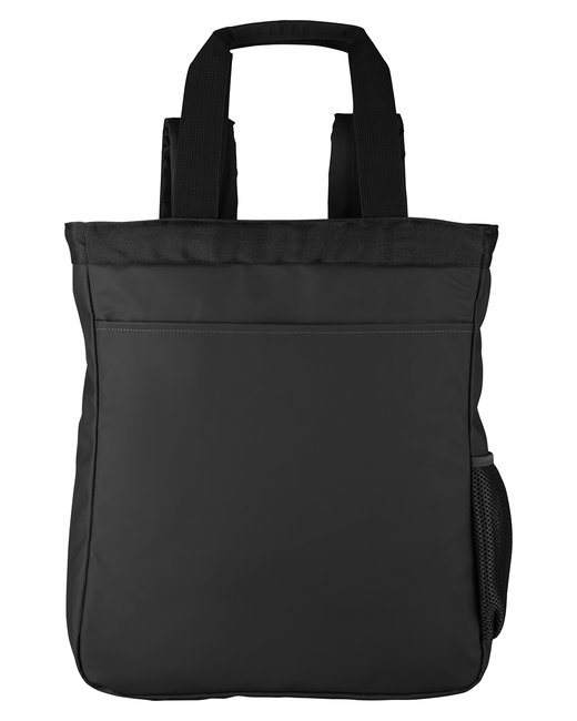 Men's Reflective Convertible Backpack Tote - BLACK/ CARBON - OS