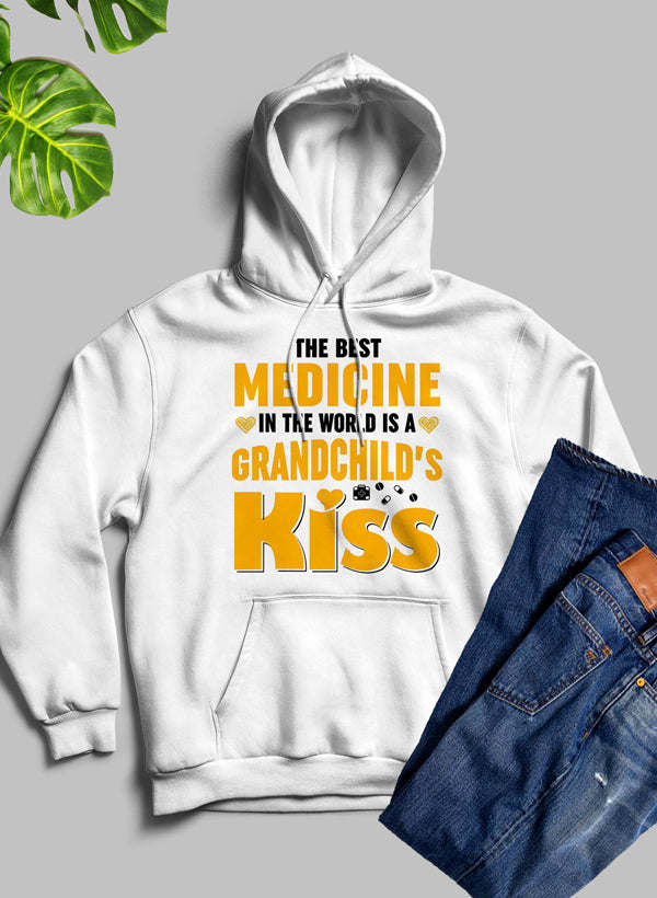 The Best Medicine In The World Is A Grandchild's Kiss Hoodie