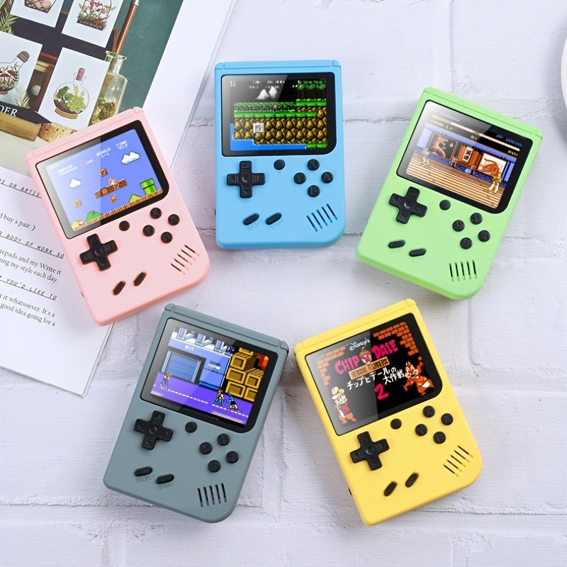 Retro Handheld Game Console; Portable Video Game Console For Children With 400 Classical FC Games 3.0-Inch Screen 1020mAh Rechargeable Battery Support For TV Connection And Two Players