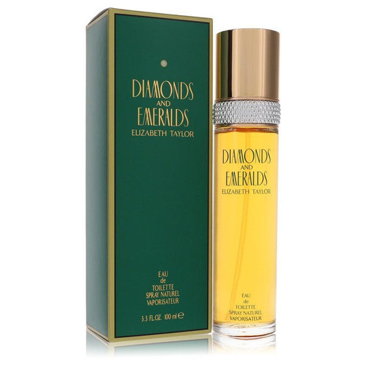DIAMONDS & EMERALDS by Elizabeth Taylor Eau De Toilette Spray 3.3 oz