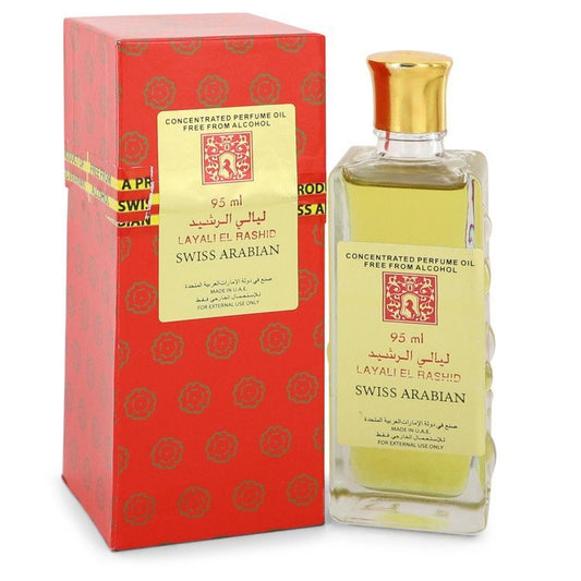 Layali El Rashid by Swiss Arabian Concentrated Perfume Oil Free From Alcohol (Unisex) 3.2 oz