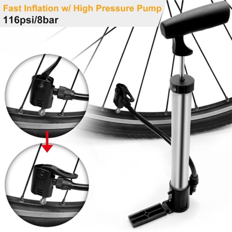 Portable Bicycle Tire Inflator Ball Mini Bike Tire Pump