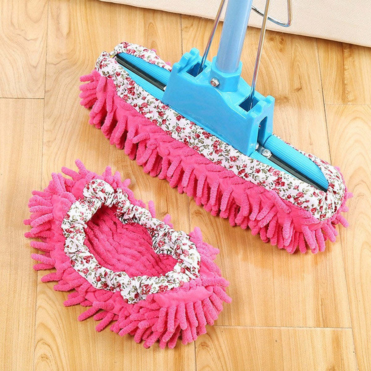 Lazy Maid Quick Mop Slip-On Slippers 3 prs / 6 pcs