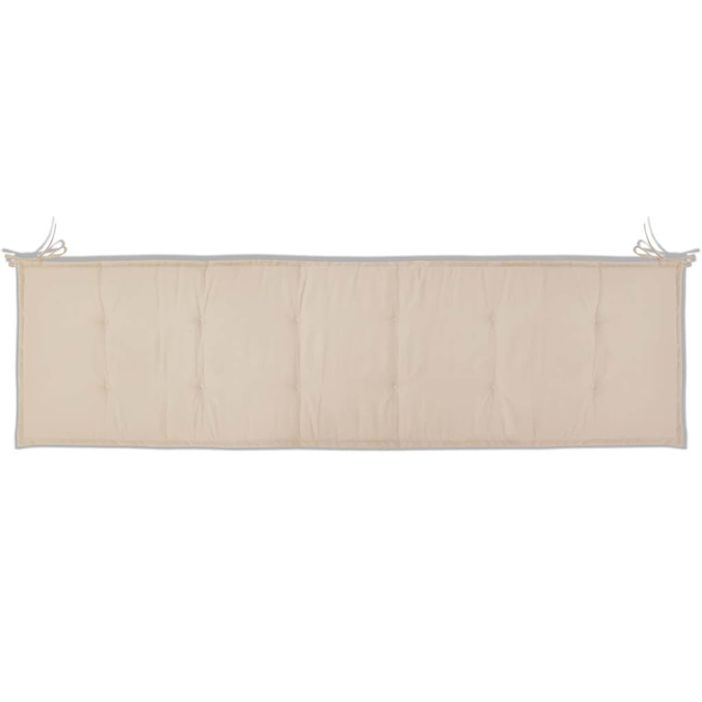 Garden Bench Cushion Cream 70.9"x19.7"x1.2"