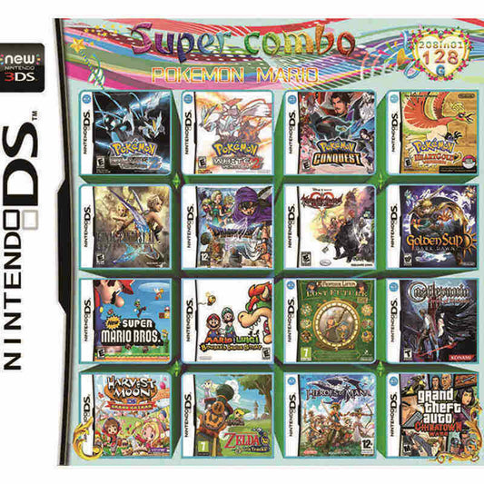 All in one DS Games Cartridge Gaming Video Games For DS DS Lite DSi 3DS 2DS