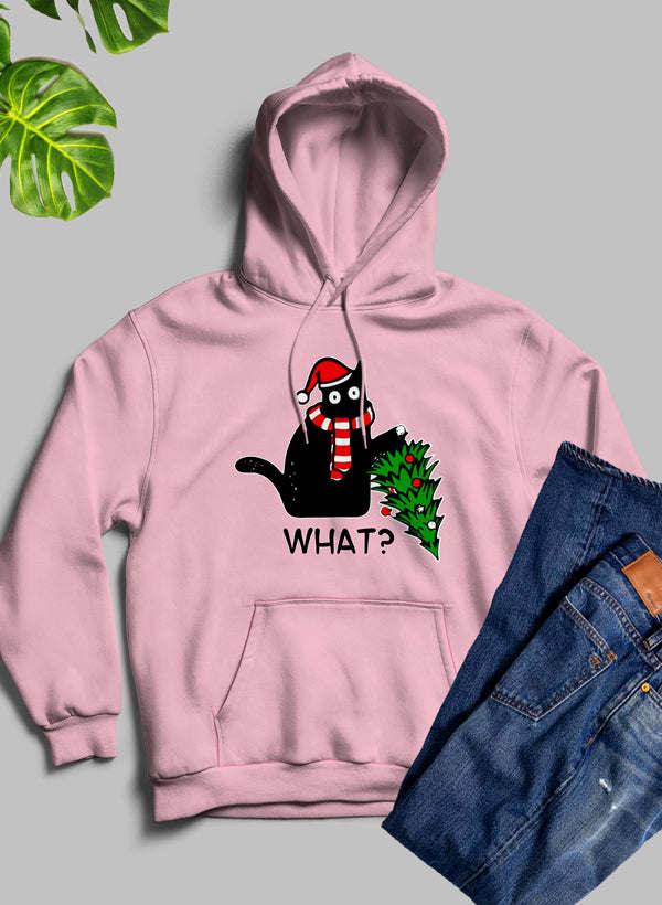 What Cat Christmas Tree Hoodie