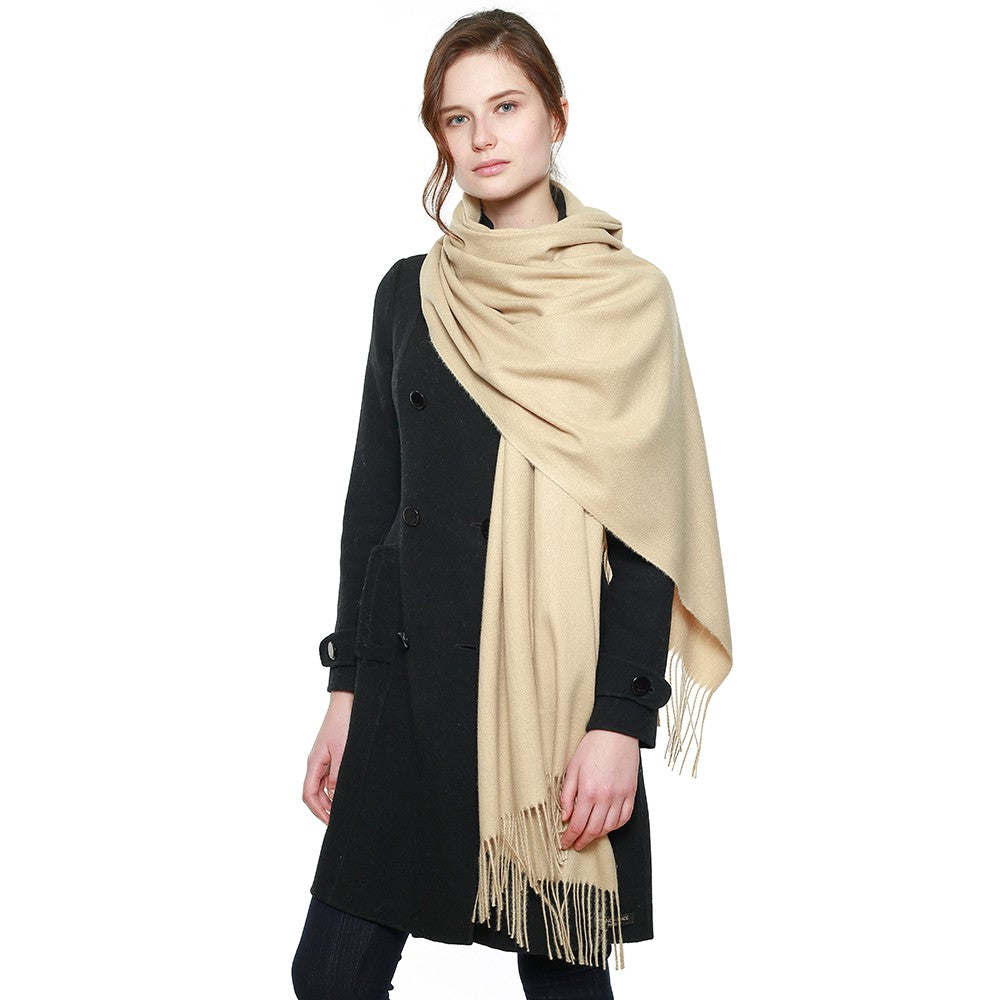 Privilege Pashmina Shawls With Fringe Benefits