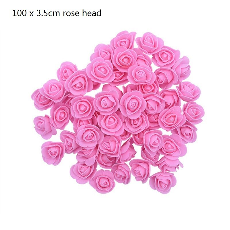 1Pc Polystyrene Styrofoam Foam Heart Rose Bear Crafts For Birthday Party DIY Decoration Wedding Valentines Day Gift