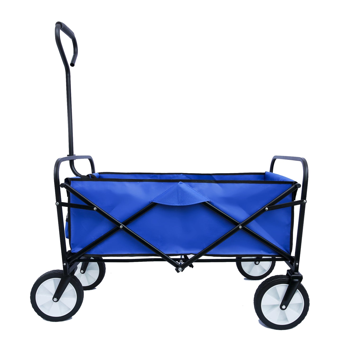 Outdoor Folding Wagon Garden ;  Large Capacity Folding Wagon Garden Shopping Beach Cart ; Heavy Duty Foldable Cart;  for Outdoor Activities;  Beaches;  Parks;  Camping