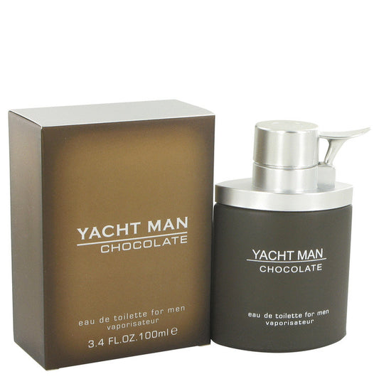 Yacht Man Chocolate by Myrurgia Eau De Toilette Spray 3.4 oz