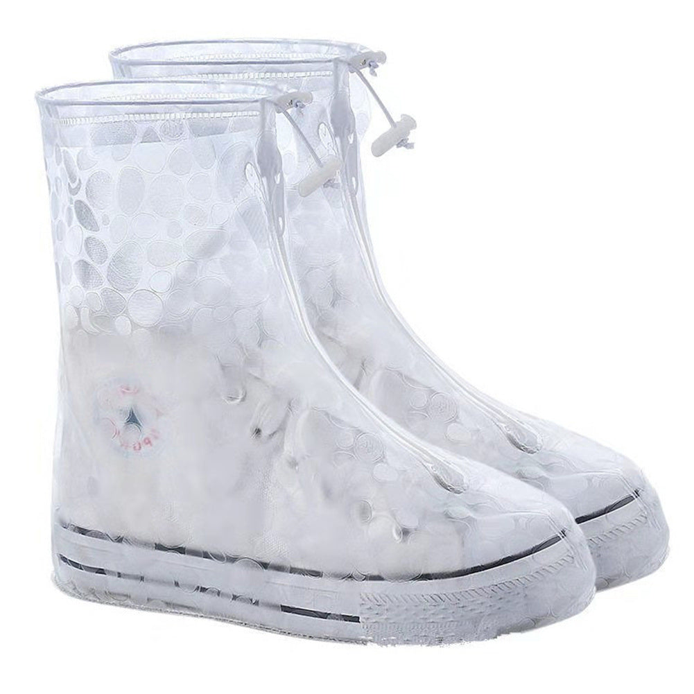 1pc Reusable Men And Women Rain Boots Cover Anti-Slip Wear-resistant Protective Cover Waterproof Layer