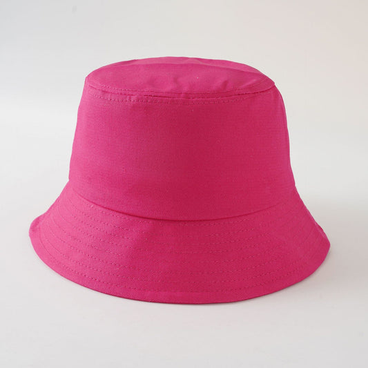 Spring and summer new fisherman hat simple solid color Korean version sun hat foldable men and women can wear basin hat