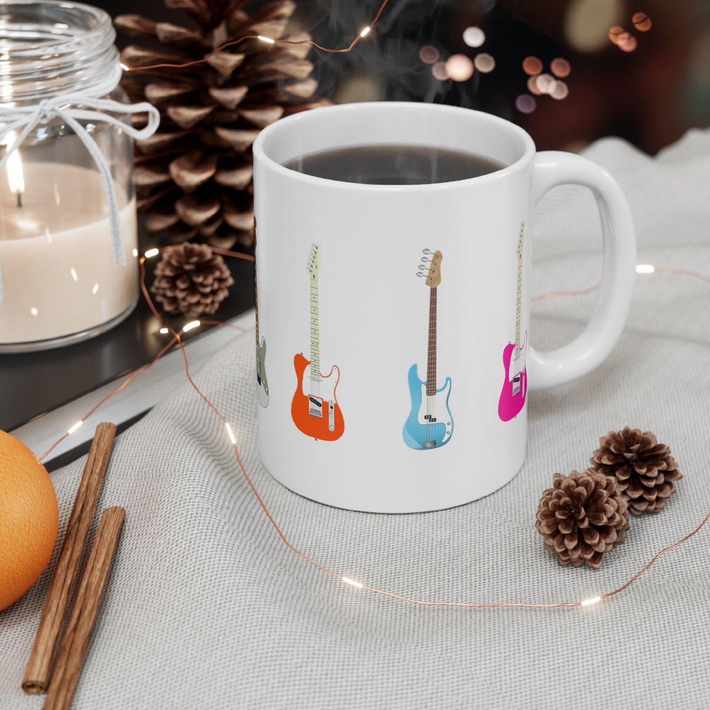 Electric Guiter Mix Coffee Tea Mug