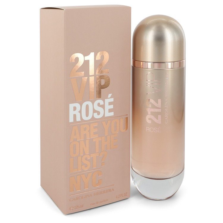 212 VIP Rose by Carolina Herrera Eau De Parfum Spray 4.2 oz