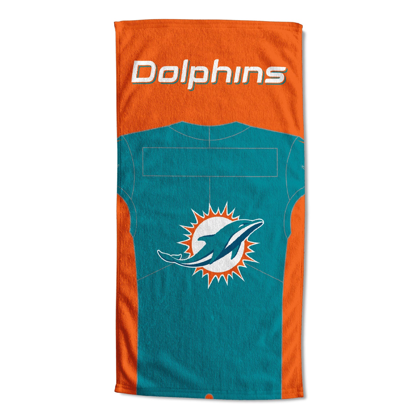 [Personalization Only] Miami Dolphins "Jersey" Personalized Beach Towel