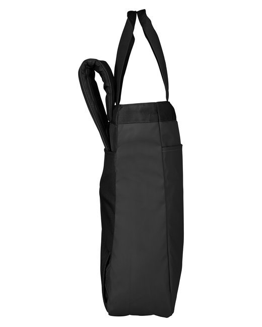 Men's Reflective Convertible Backpack Tote - BLACK/ CARBON - OS