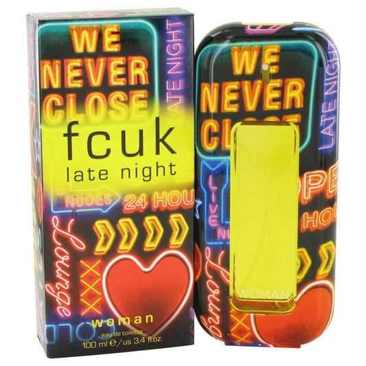 FCUK Late Night by French Connection Eau De Toilette Spray 3.4 oz