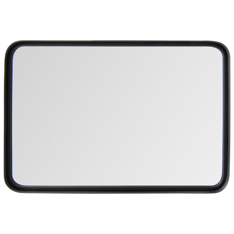 Rectangular Wall Mount Bathroom Mirror with Solid Steel Frame