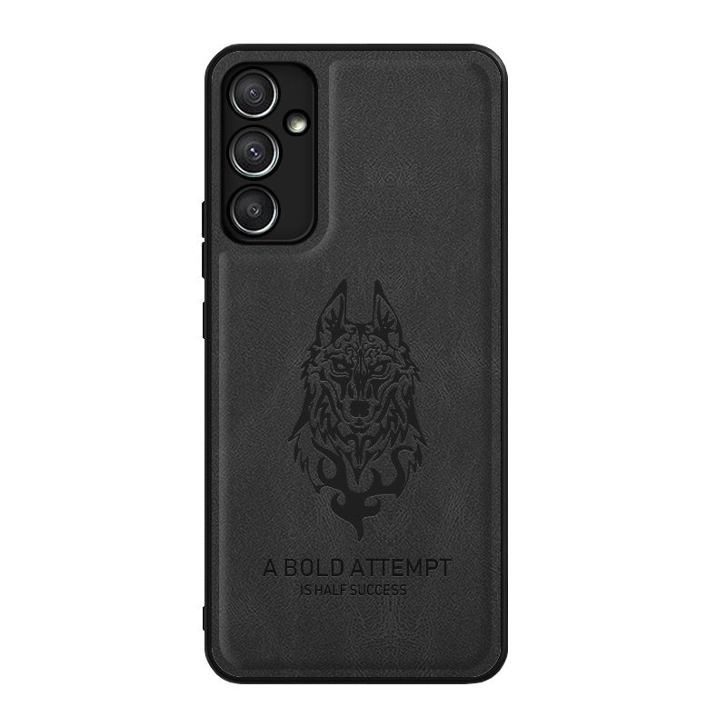 Case for Samsung Galaxy A34 Phone Case Soft TPU Samsung Galaxy A34 Phone Case(Samsung Galaxy A34-tiepi-wolf-hei)