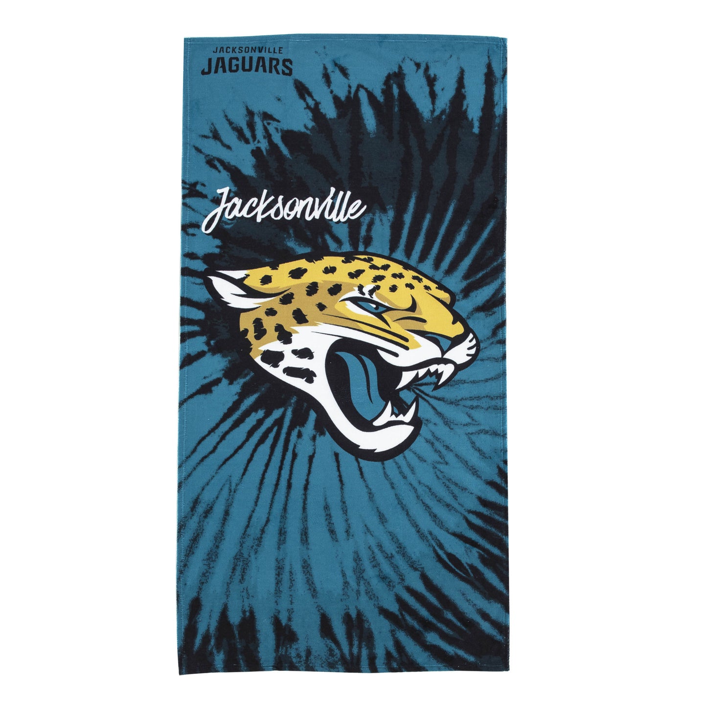 Jaguars OFFICIAL NFL "Psychedelic" Beach Towel; 30" x 60"