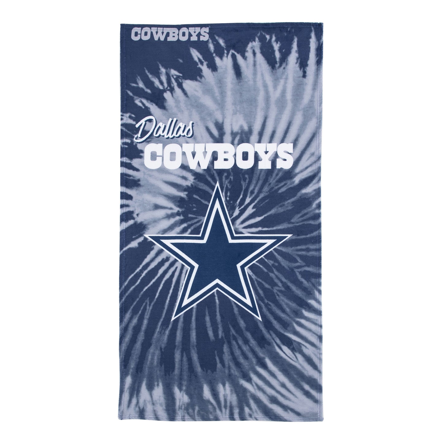 Cowboys OFFICIAL NFL "Psychedelic" Beach Towel; 30" x 60"