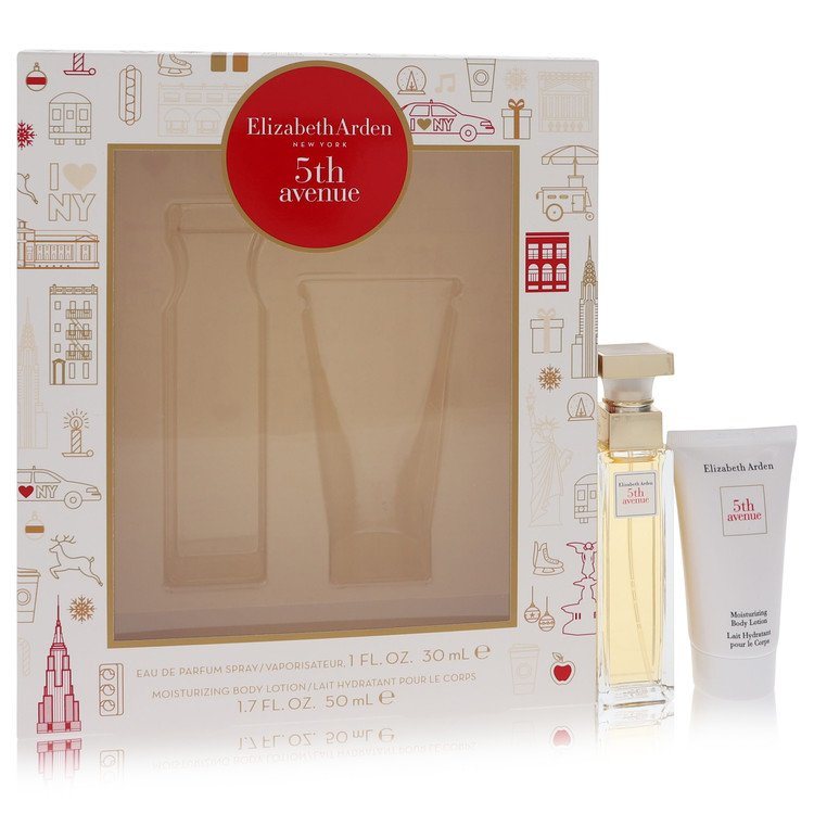 5TH AVENUE by Elizabeth Arden Gift Set -- 1 oz Eau De Parfum Spray + 1.7 oz Body Lotion