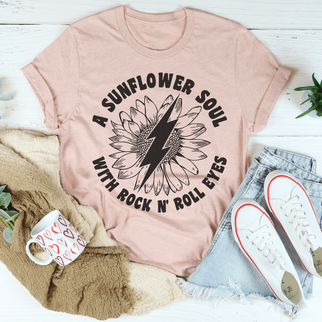 Sunflower Soul & Rock N Roll Eyes T-Shirt