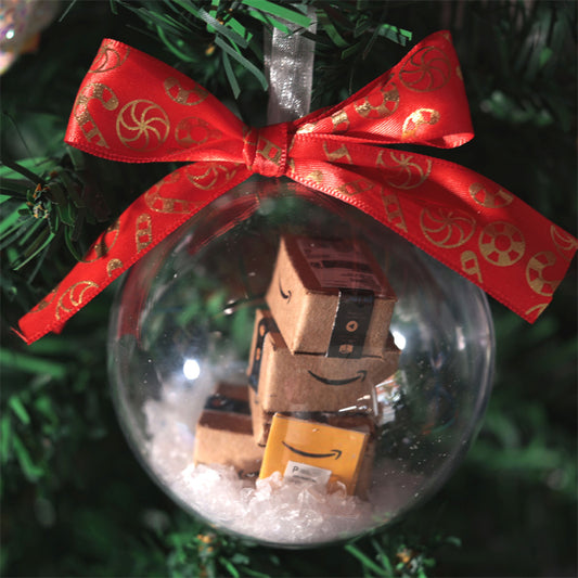 Funny Christmas Ball Ornaments, Mini Hanging Decorations for Family and Friends