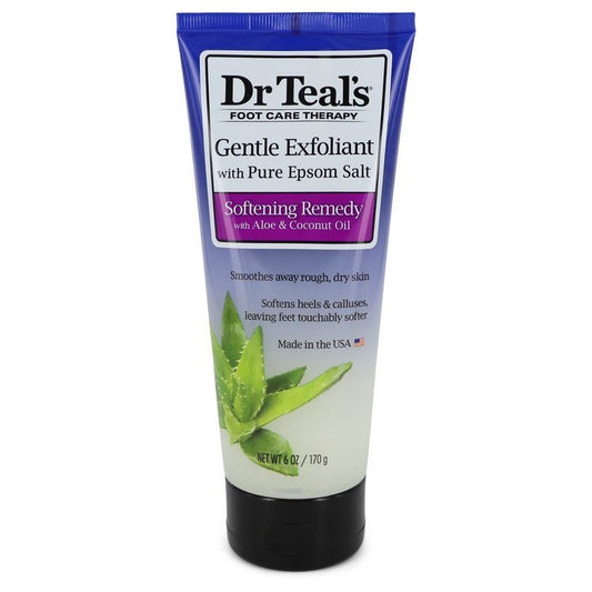 Dr Teal's Gentle Exfoliant With Pure Epson Salt by Dr Teal's Gentle Exfoliant with Pure Epsom Salt Softening Remedy with Aloe & Coconut Oil (Unisex) 6 oz