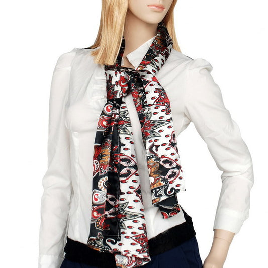 Blando Black Distinctive Stylish Paisley Pattern Fashion Soft Natural Silky Scarf/Wrap/Shawl(Large)