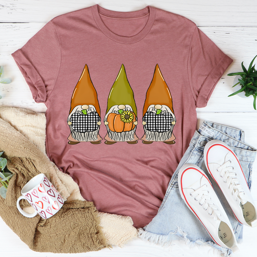 Pumpkin Gnomes Fall T-Shirt