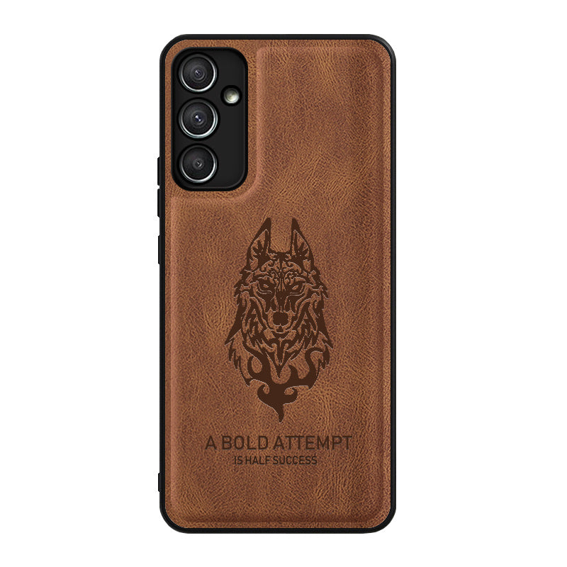 Case for Samsung Galaxy A34 Phone Case Soft TPU Samsung Galaxy A34 Phone Case(Samsung Galaxy A34-tiepi-wolf-hei)