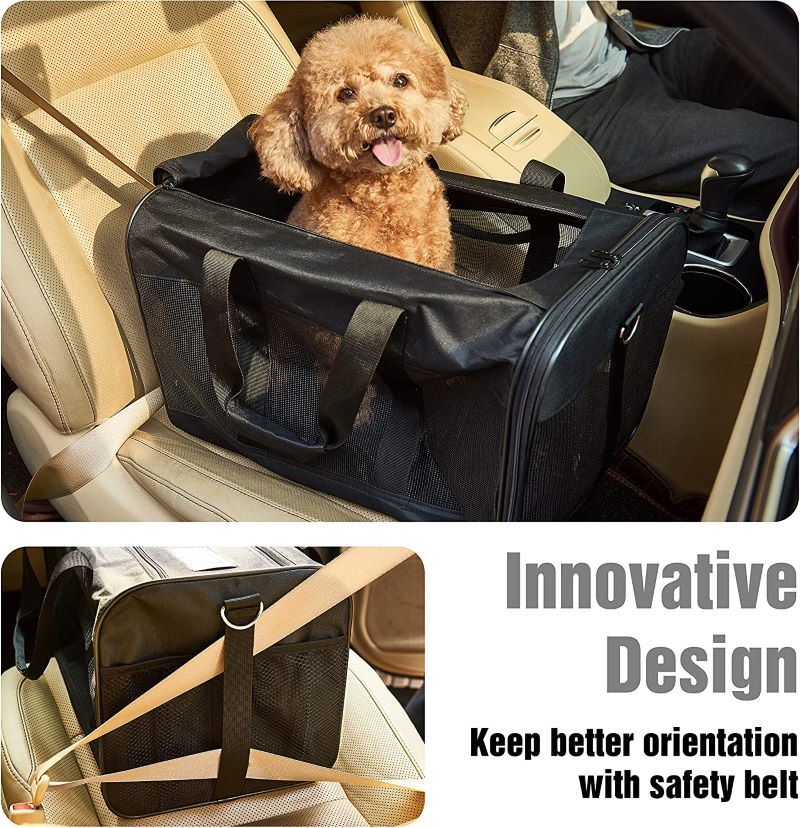 Collapsible Pet Travel Carrier Soft Sided Portable Bag