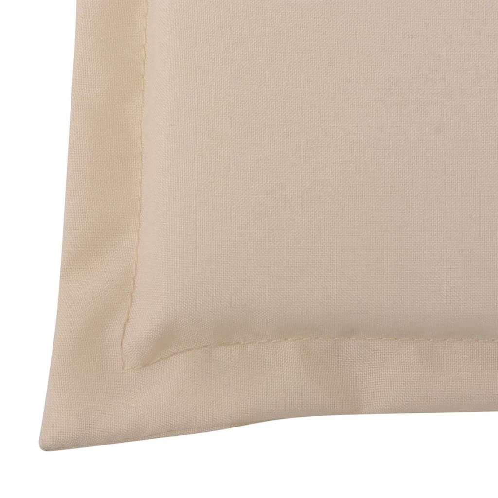 Garden Bench Cushion Cream 70.9"x19.7"x1.2"