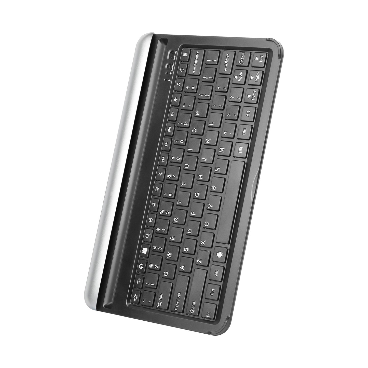 Ultra-portable Wireless Keyboard with Built-in Stand for KOCASO MX1080 and iNova EX1080 in Silver