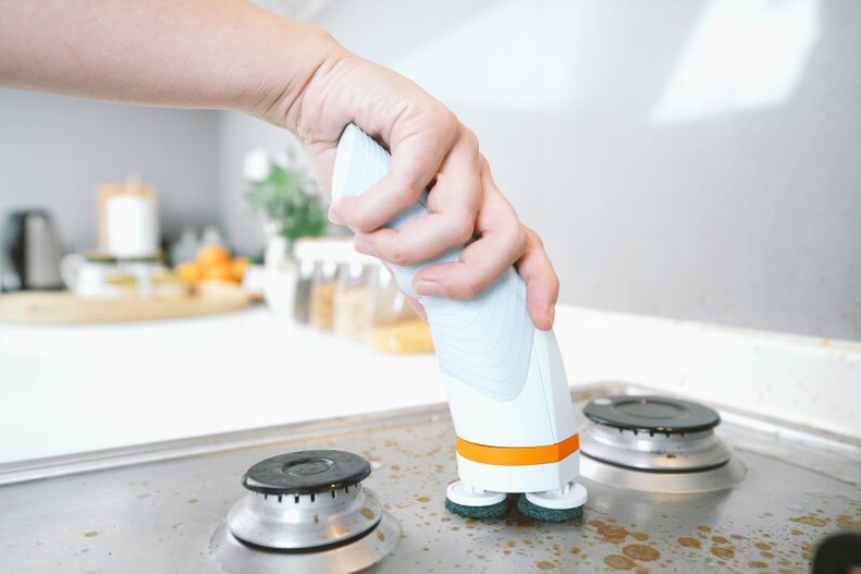 Skadu 4 in 1 Power Scrubber - Innovative Opposite Rotating Triple Action | Cordless Spin Scrub Brush | Up to 120 Minutes Battery | 100% Waterproof Electric Scrubber | 2 Years Warranty