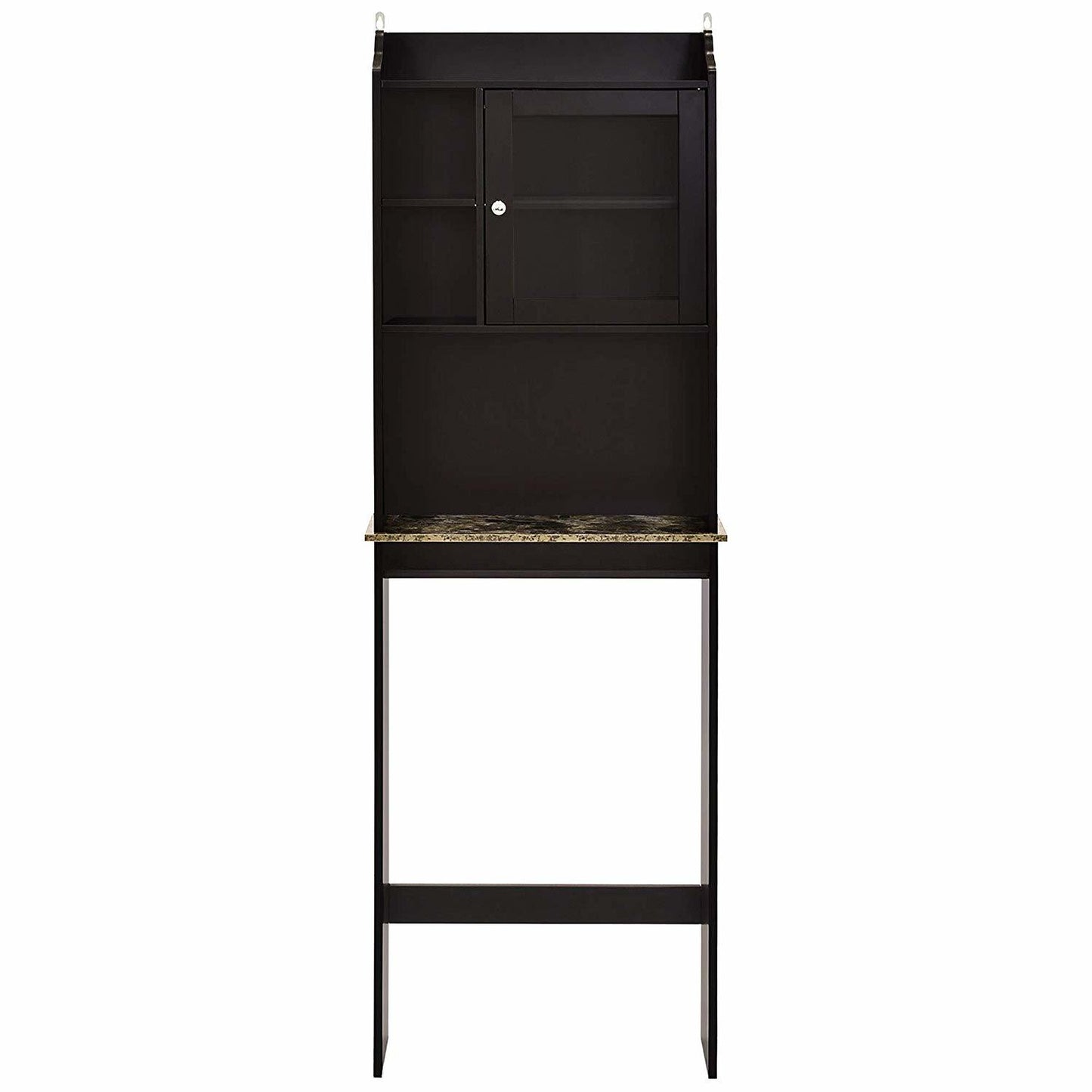 Modern Over The Toilet Space Saver Organization Wood Storage Cabinet for Home; Bathroom - Espresso