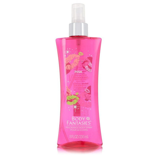 Body Fantasies Signature Pink Vanilla Kiss Fantasy by Parfums De Coeur Body Spray 8 oz