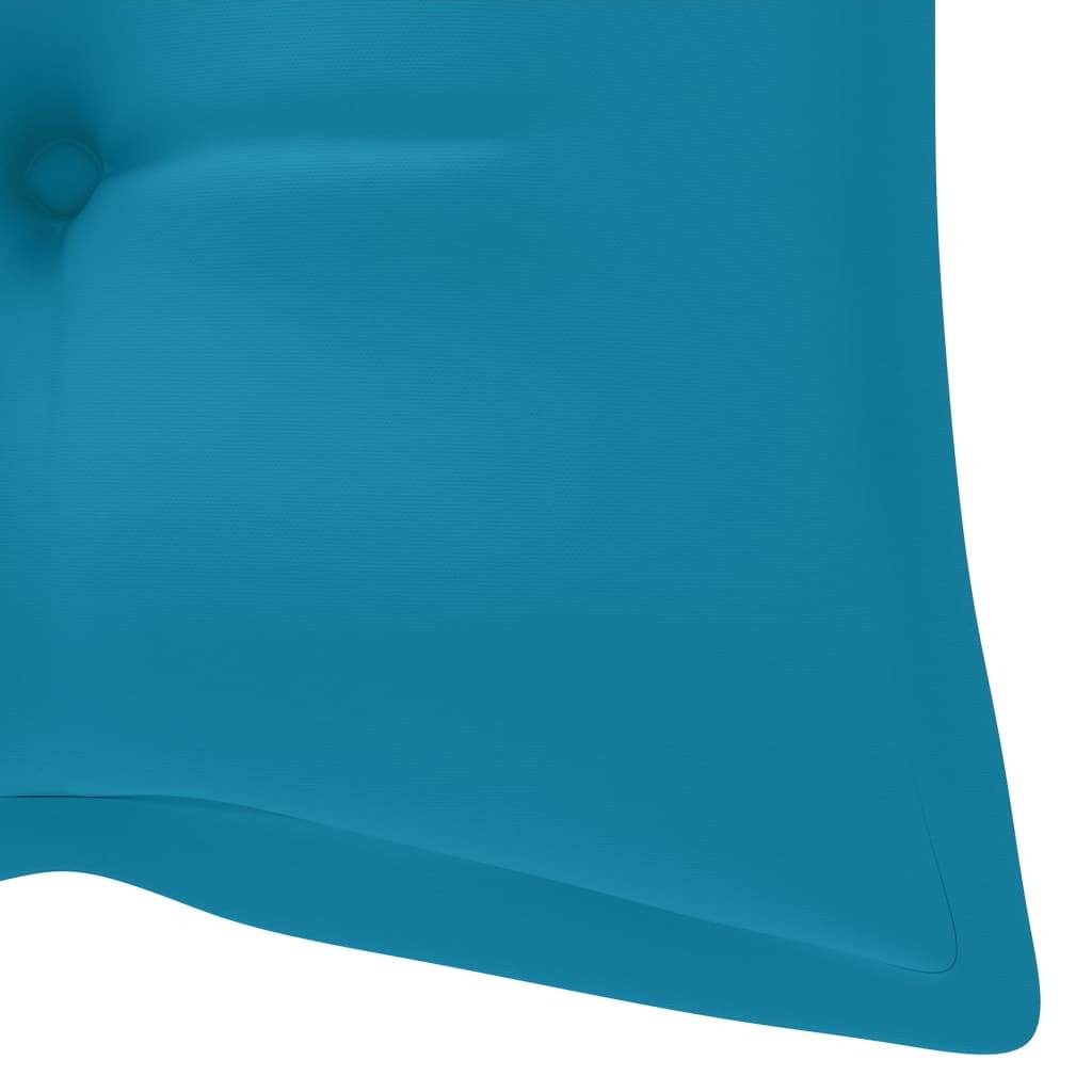 Cushion for Swing Chair Light Blue 47.2" Fabric