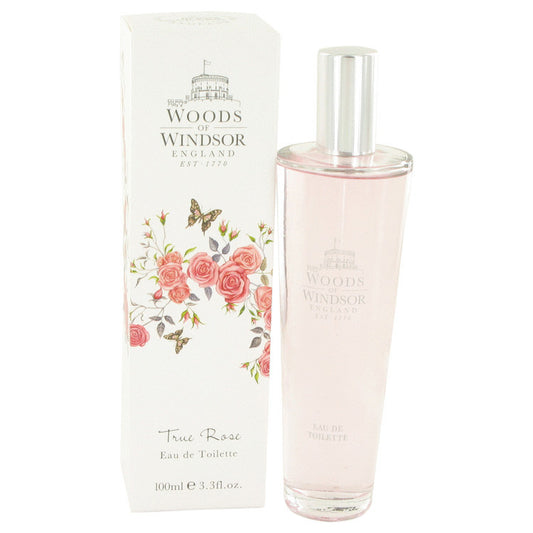 True Rose by Woods of Windsor Eau De Toilette Spray 3.3 oz