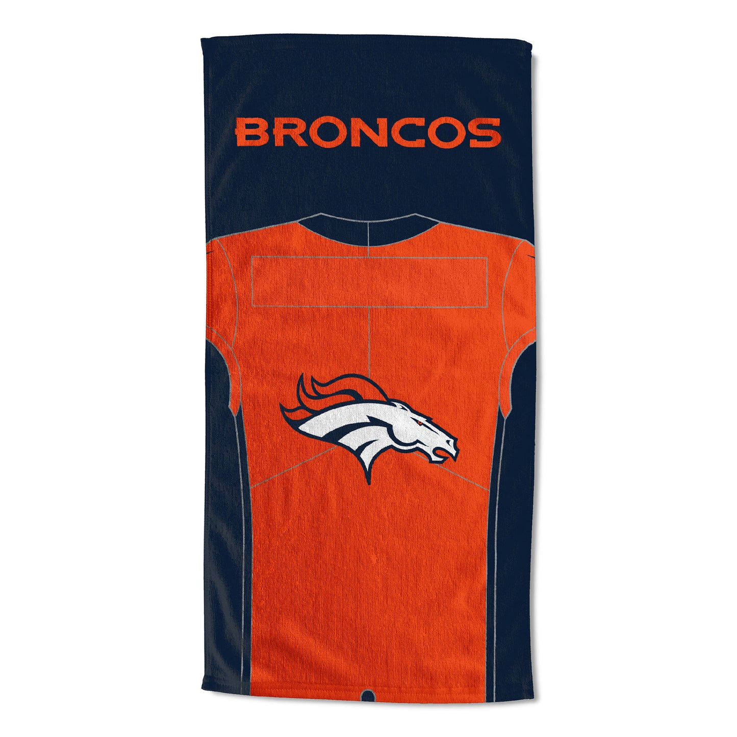 [Personalization Only] Denver Broncos "Jersey" Personalized Beach Towel