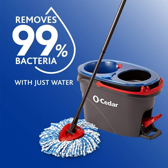 EasyWring RinseClean Spin Mop and Bucket System, Hands-Free System