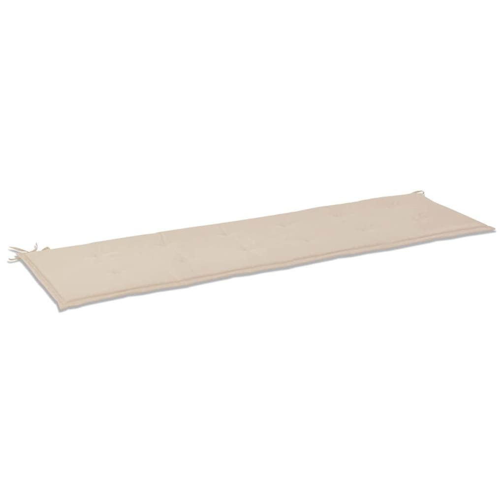 Garden Bench Cushion Cream 70.9"x19.7"x1.2"