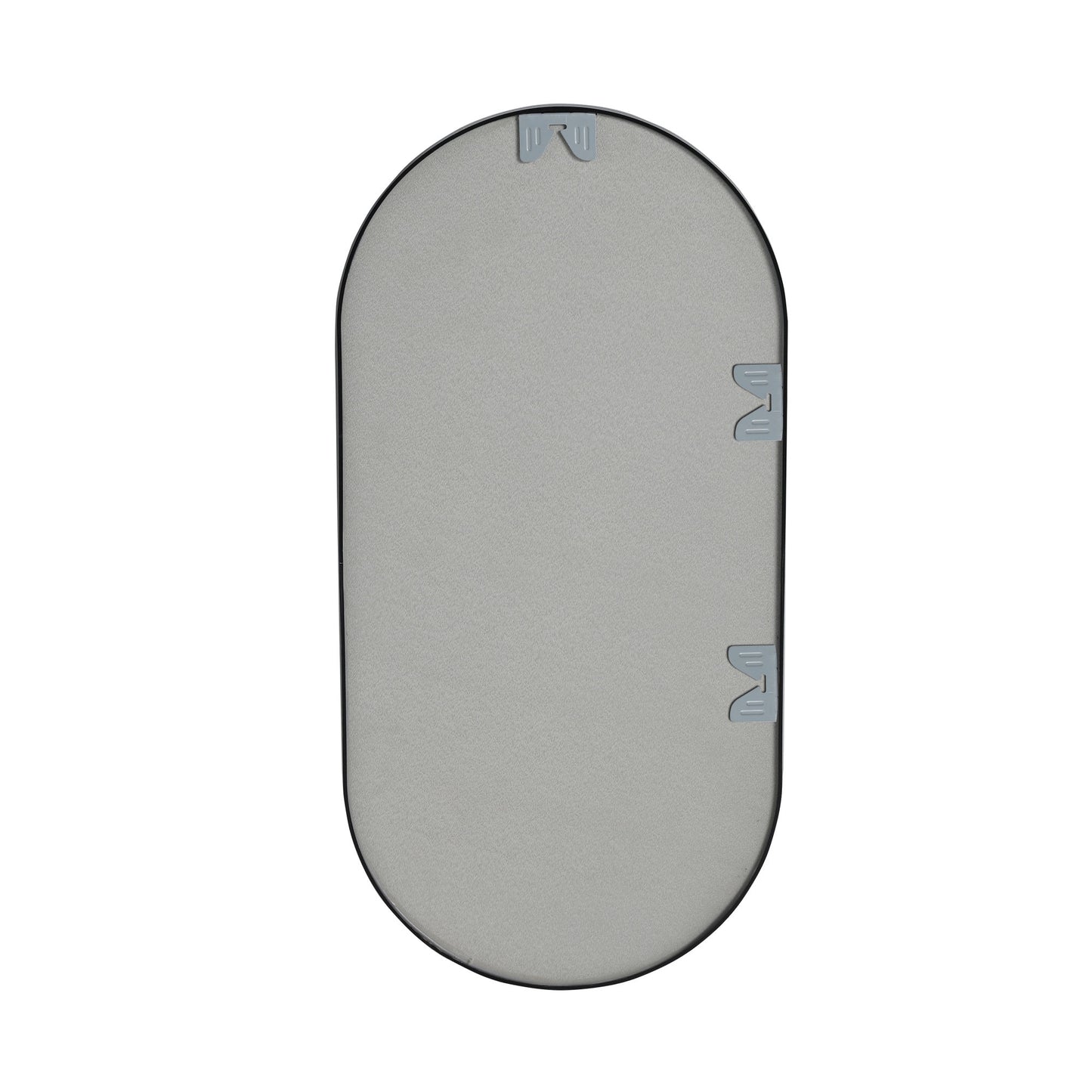 18 x 35 Inch Bathroom Mirror Black Aluminum Frame