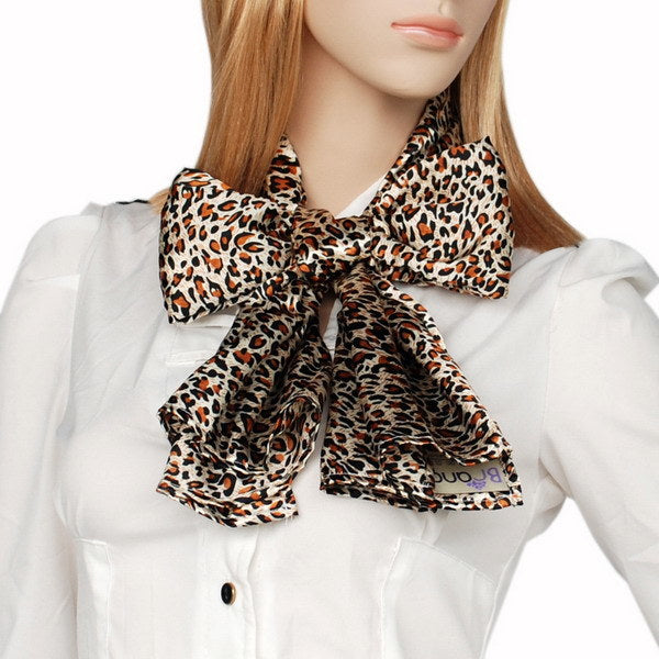 Blando Fashion Leopard Pattern Soft Natural Silky Scarf/Wrap/Shawl(Large)