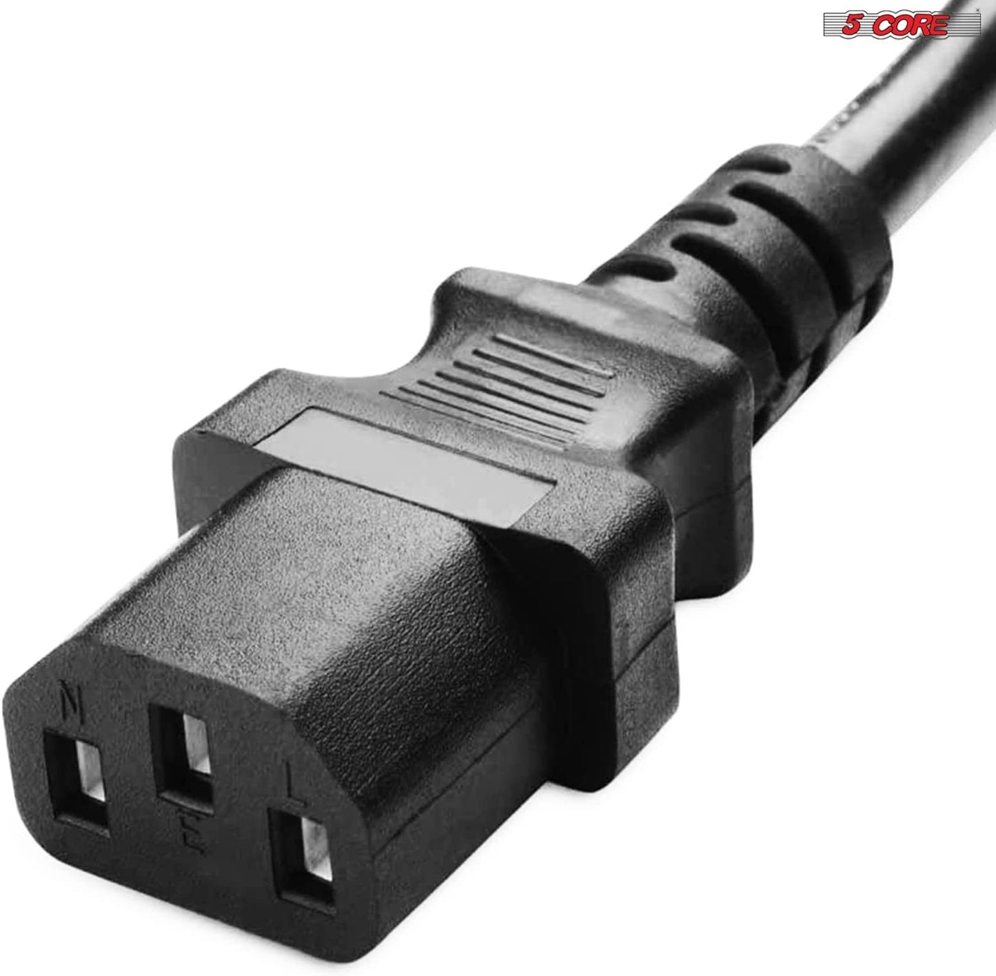 Extra Long AC Wall Power Cord for Led LCD TV Vizio Samsung 6 12 Feet 2 Prong