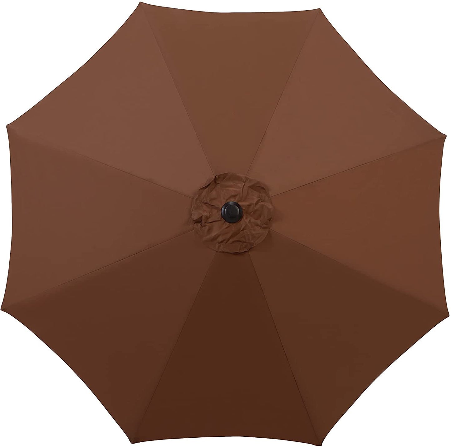 9 Ft Outdoor Patio Tilt Market Enhanced Aluminum Umbrella 8 Ribs, 7 Colors / Patterns Available