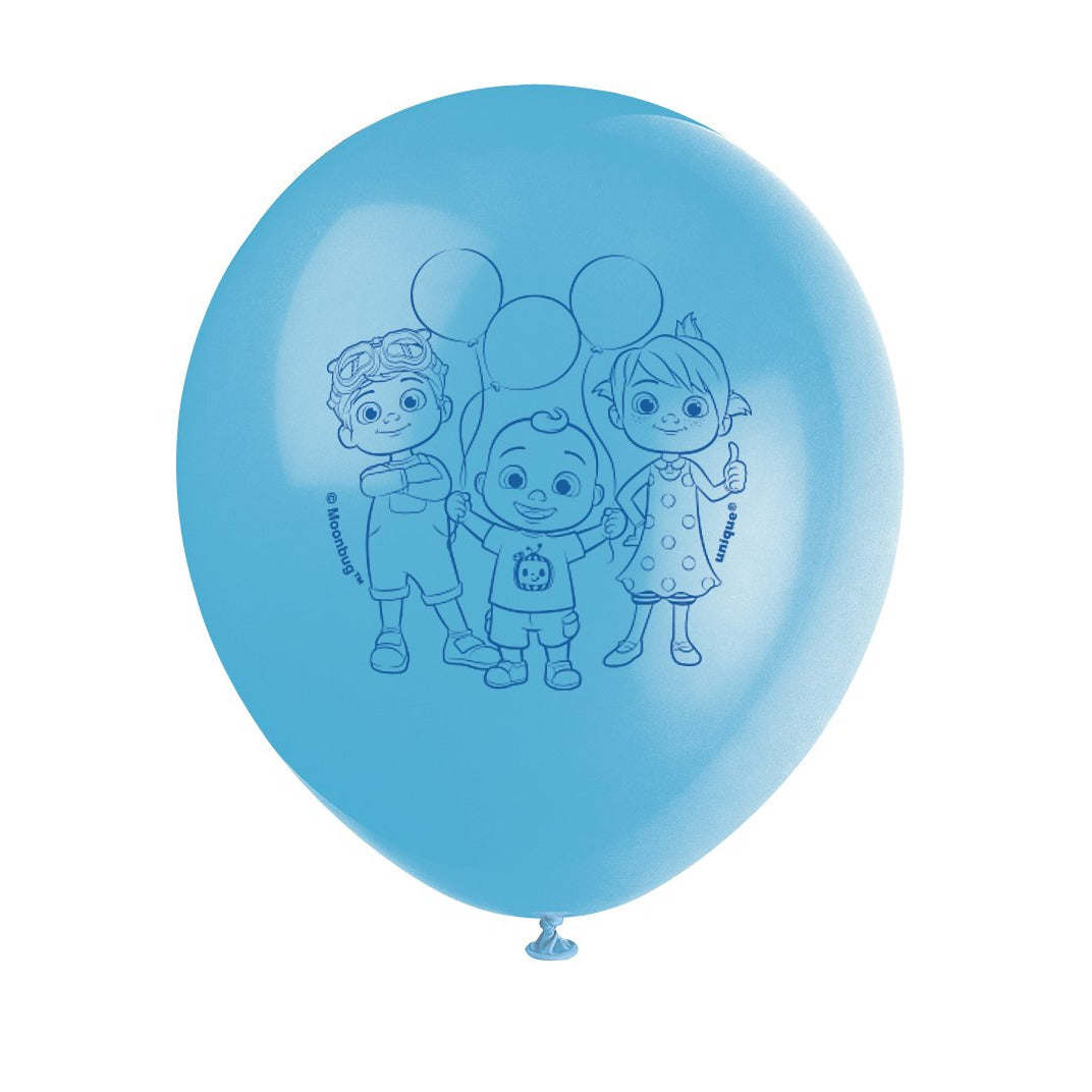 Cocomelon Latex Balloons - 8ct